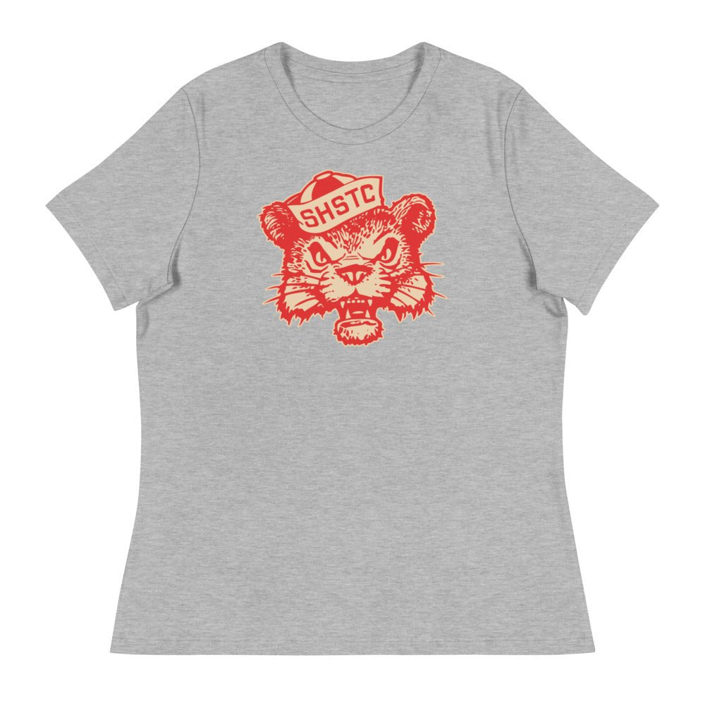 Vintage Sam Houston State University Women's Relaxed Shirt - 1950s Bearkat in the Hat Art W Relaxed T Shirt - rivalryweek