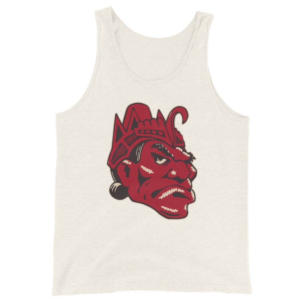 Vintage San Diego State Men's Tank Top - 1950s Aztec Big Head Art Mens Tank Top - rivalryweek