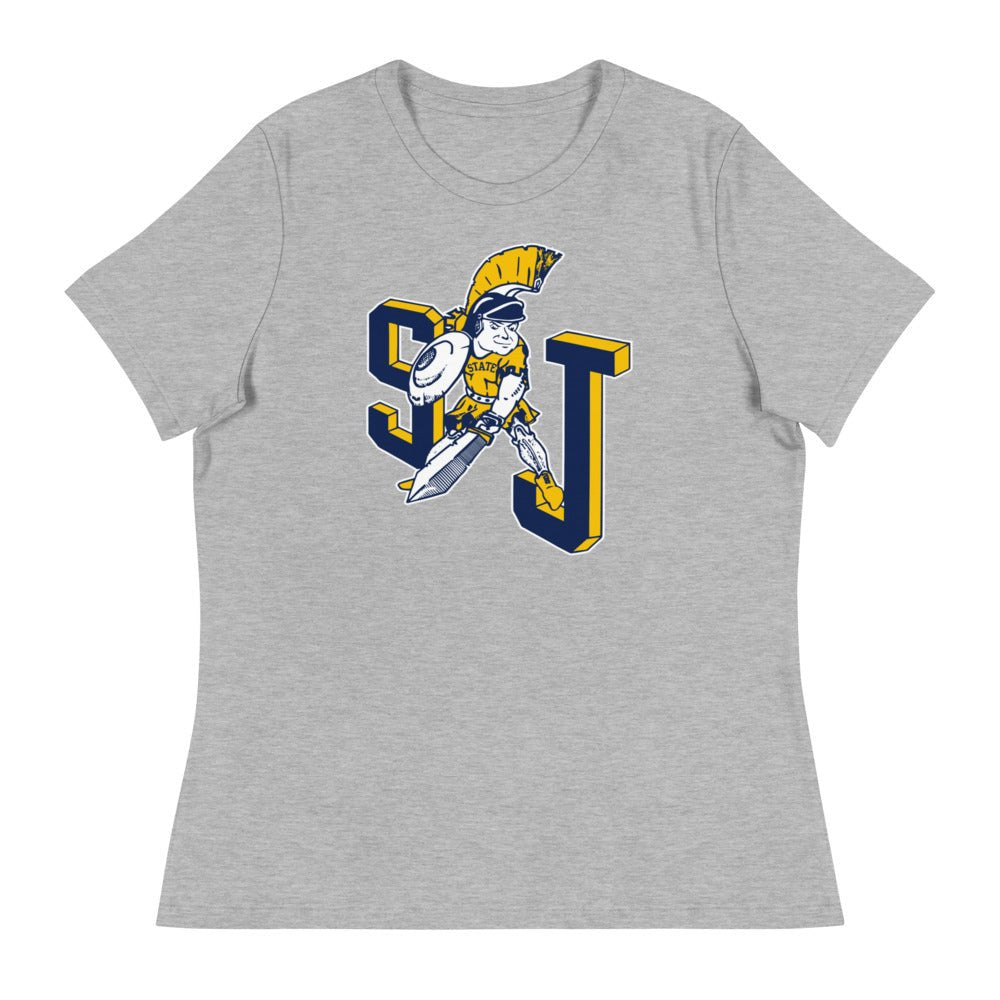 Vintage San Jose State Women's Relaxed Shirt - 1940s SJ Spartan Art W Relaxed T Shirt - rivalryweek