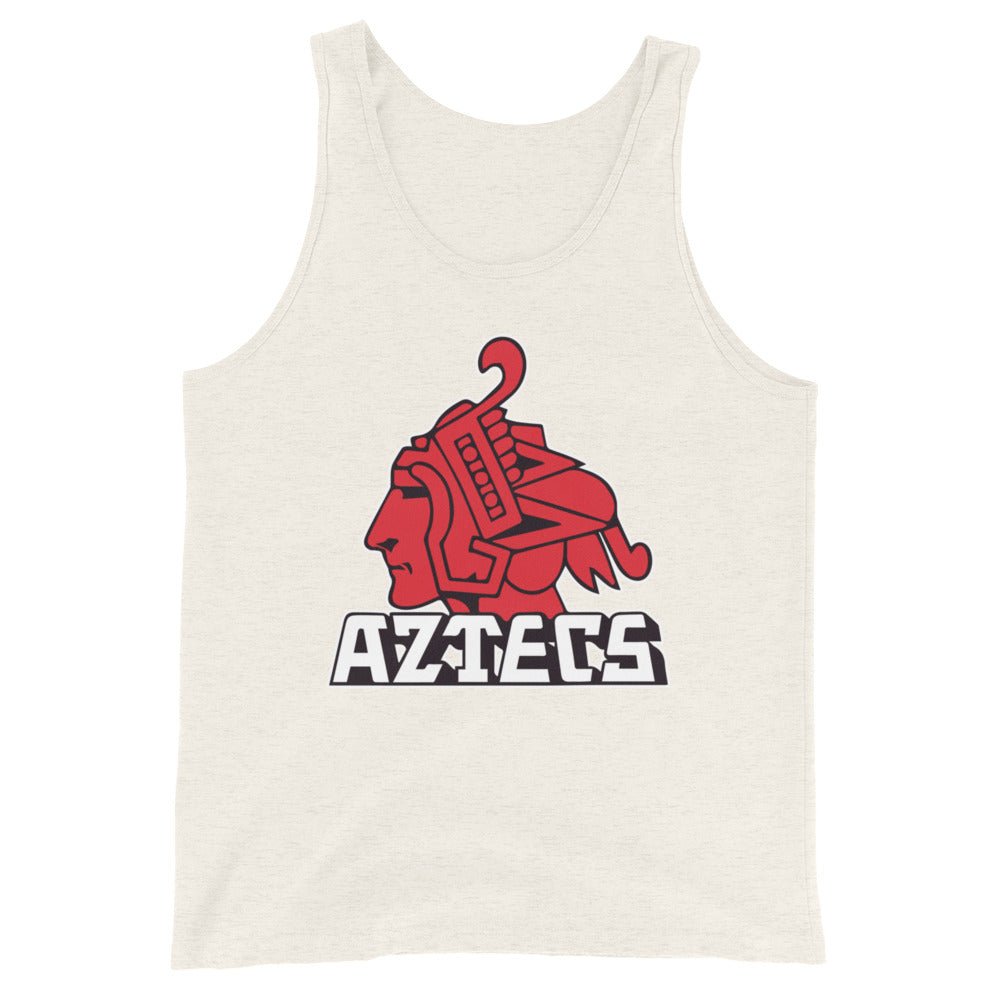 Vintage SDSU Men's Tank Top - 1940s Aztecs Mascot Art Mens Tank Top - rivalryweek