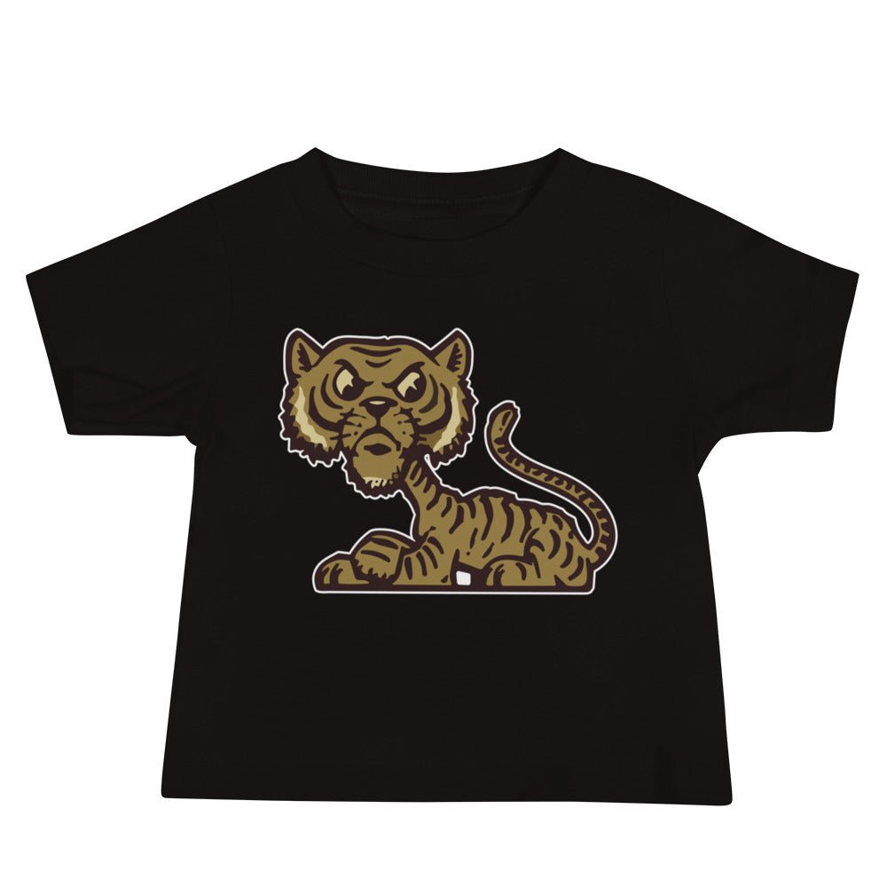 Vintage Sewanee Baby T Shirt - 1930s Sitting Tiger Art Baby Staple Tee - rivalryweek