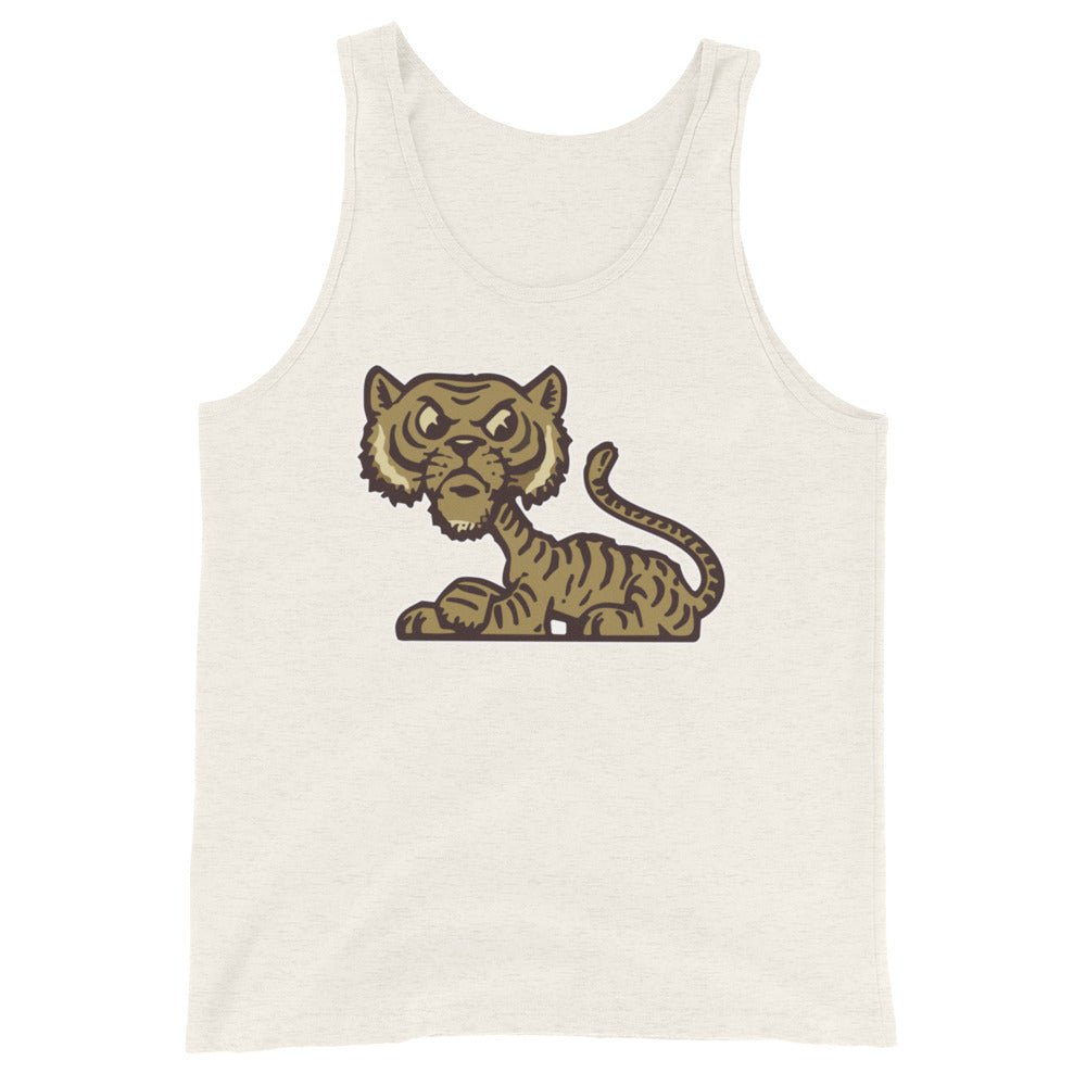 Vintage Sewanee Men's Tank Top - 1930s Sitting Tiger Art Mens Tank Top - rivalryweek