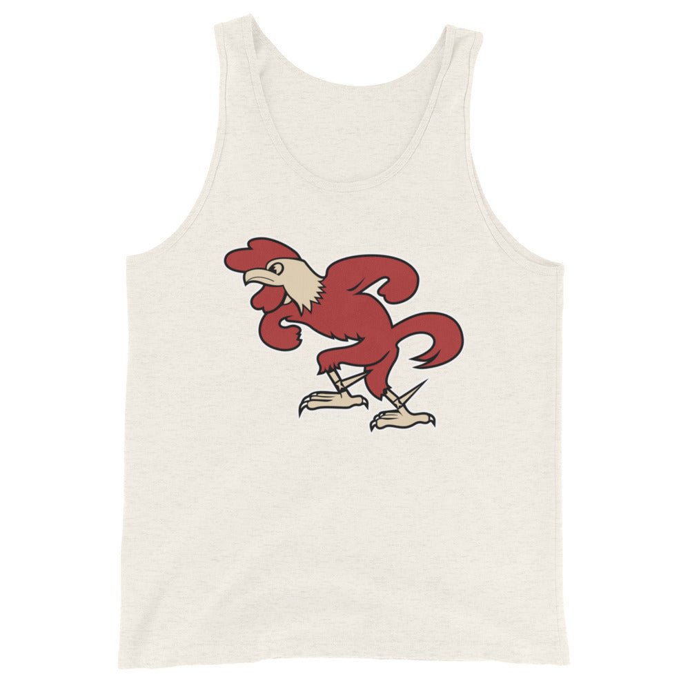 Vintage South Carolina Mascot Men's Tank Top - 1950s Puffed up Gamecock Art Mens Tank Top - rivalryweek