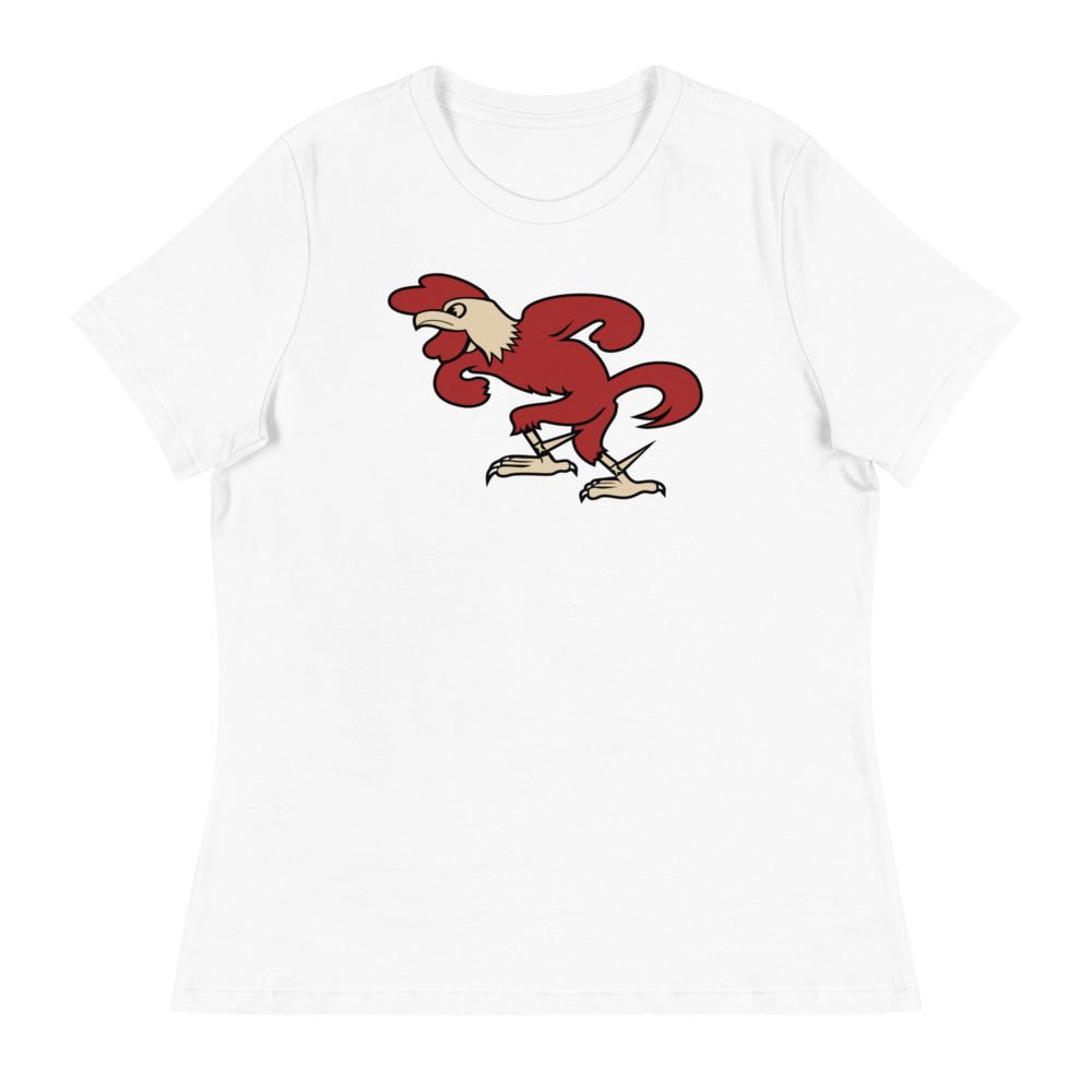 Vintage South Carolina Mascot Women's Relaxed Shirt - 1950s Puffed up Gamecock Art W Relaxed T Shirt - rivalryweek