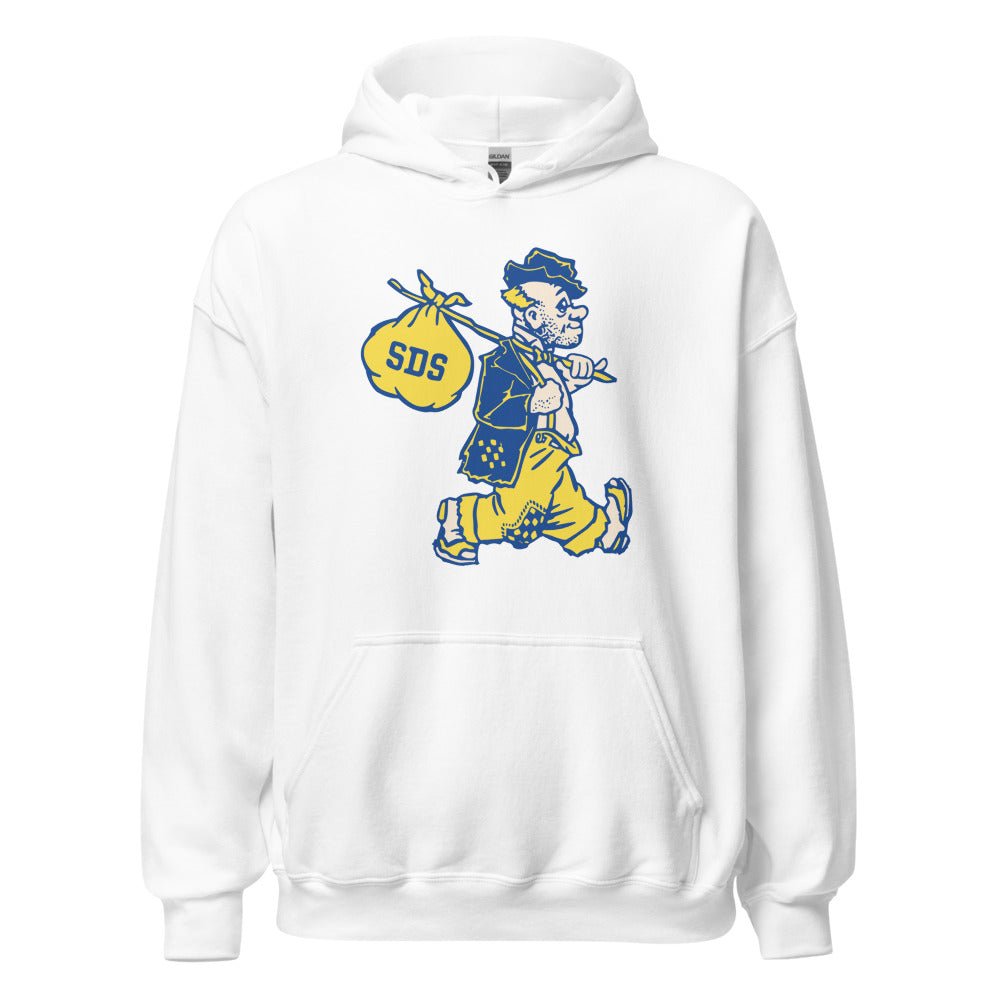 Vintage South Dakota State Hoodie - 1940s Weary Willie Art Hoodie - Rivalry Week