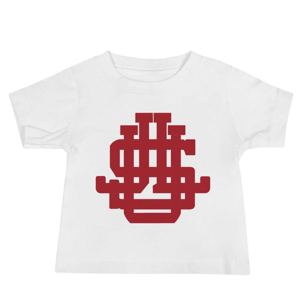 Vintage Stanford Baby T Shirt - early 1900s Rare LSJU Monogram Art Baby Staple Tee - Rivalry Week