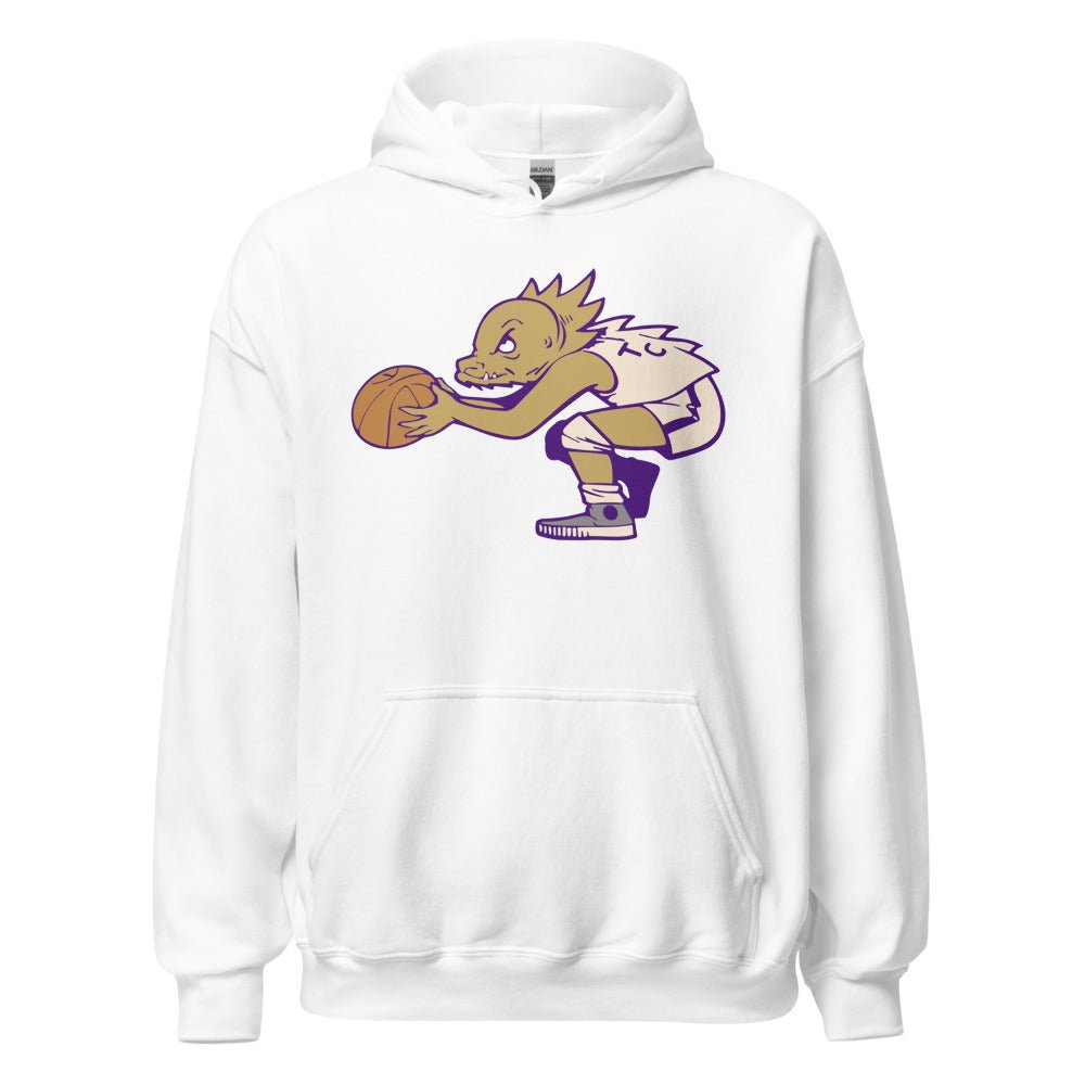 Vintage TCU Basketball Hoodie - 1950s Ball Frog Art Hoodie - Rivalry Week