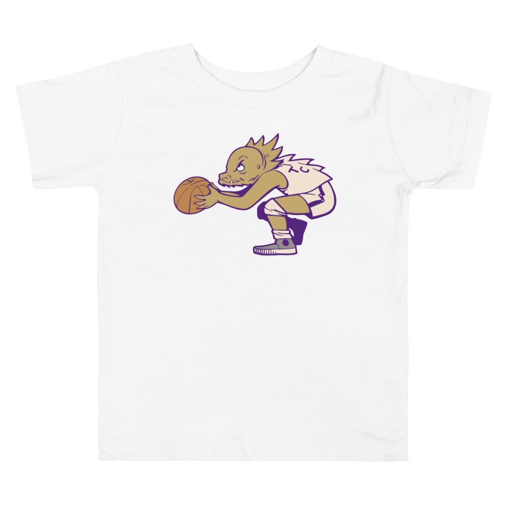 Vintage TCU Basketball Toddler T Shirt - 1950s Ball Frog Art Toddler Staple Tee - Rivalry Week