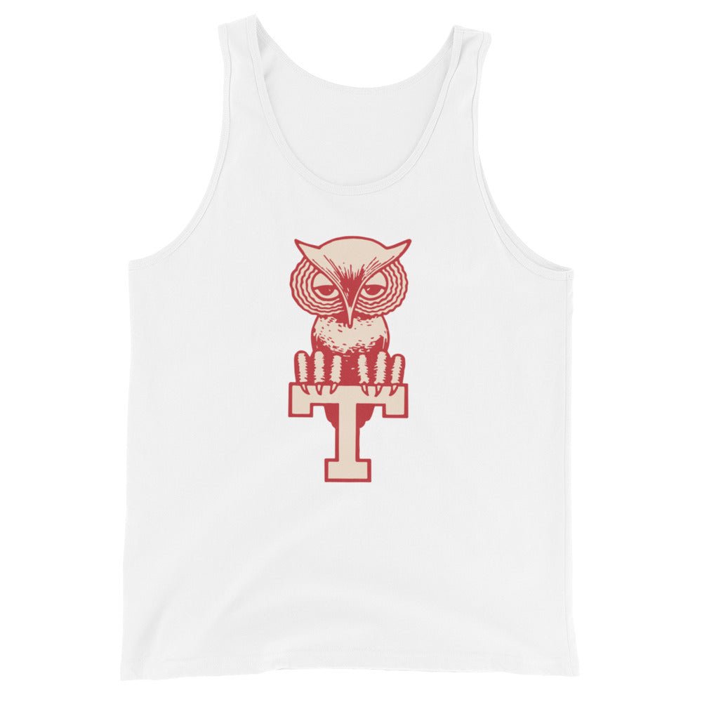 Vintage Temple Men's Tank Top - 1966 Vintage Temple Owl T Art Mens Tank Top - rivalryweek