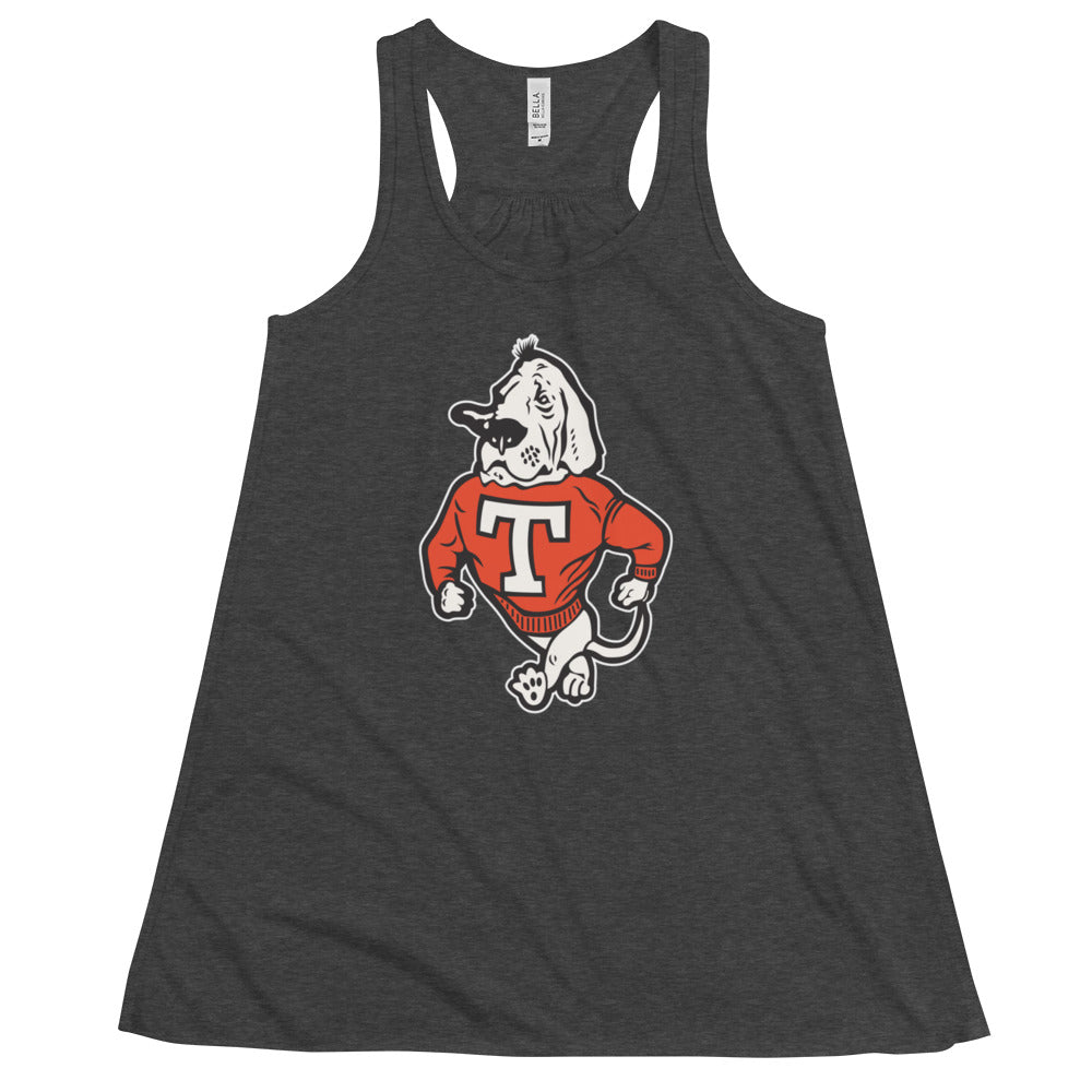 Vintage Tennessee Vols Women's Flowy Tank Top - 1950s Struttin' Smokey Mascot Art W Tank Top - rivalryweek