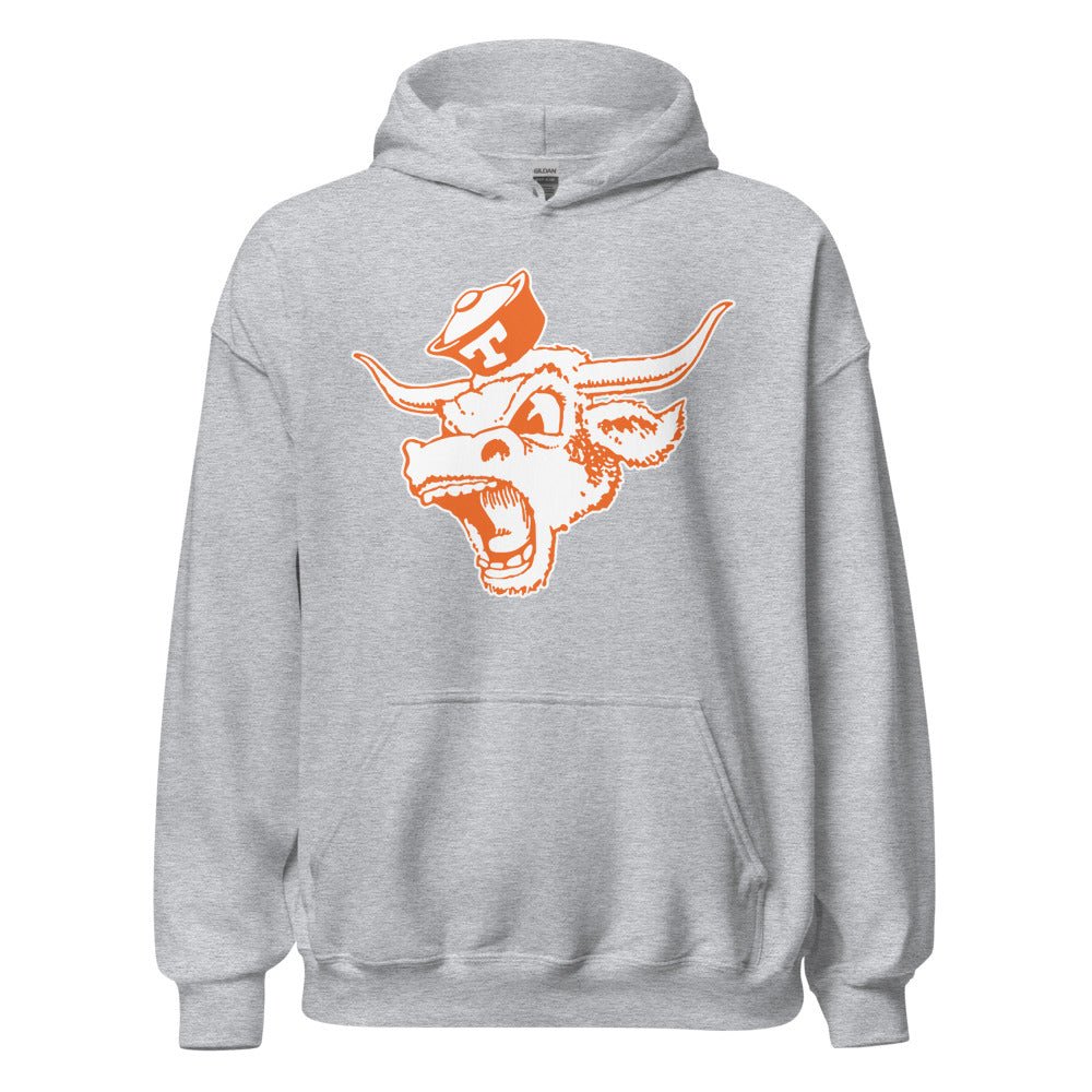 Vintage Texas Longhorns Hoodie - 1940s Sailor Longhorn Art Hoodie - rivalryweek