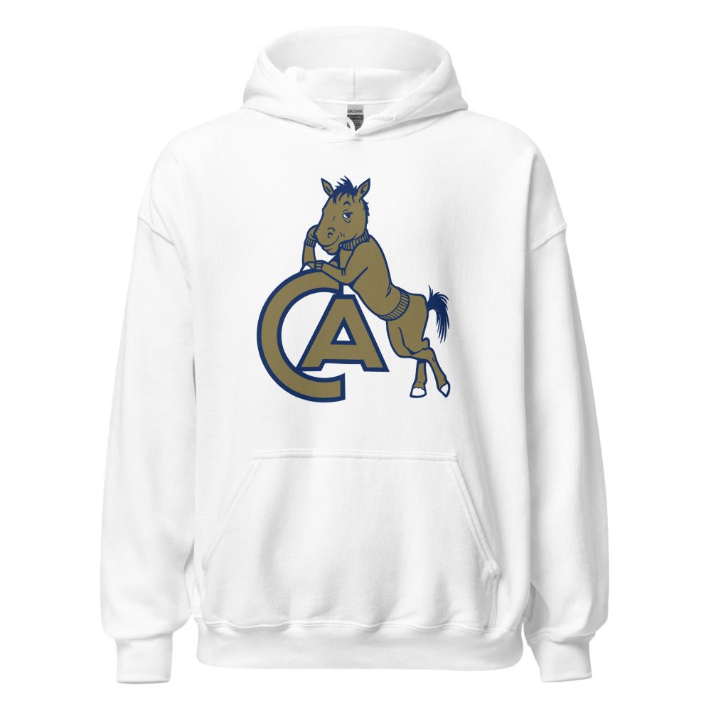 Vintage UC Davis Hoodie - 1950s Leaning Aggie Mascot Art Hoodie - Rivalry Week