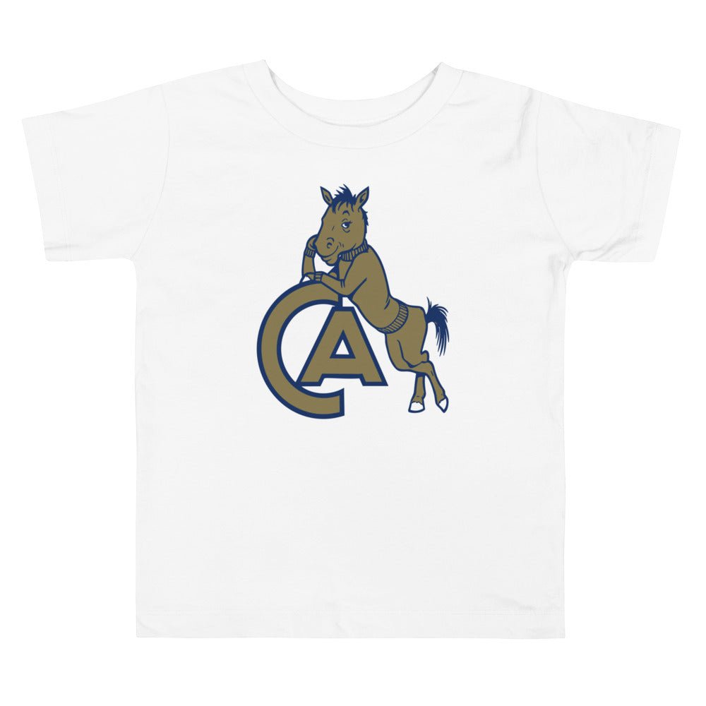 Vintage UC Davis Toddler T Shirt - 1950s Leaning Aggie Mascot Art Toddler Staple Tee - Rivalry Week