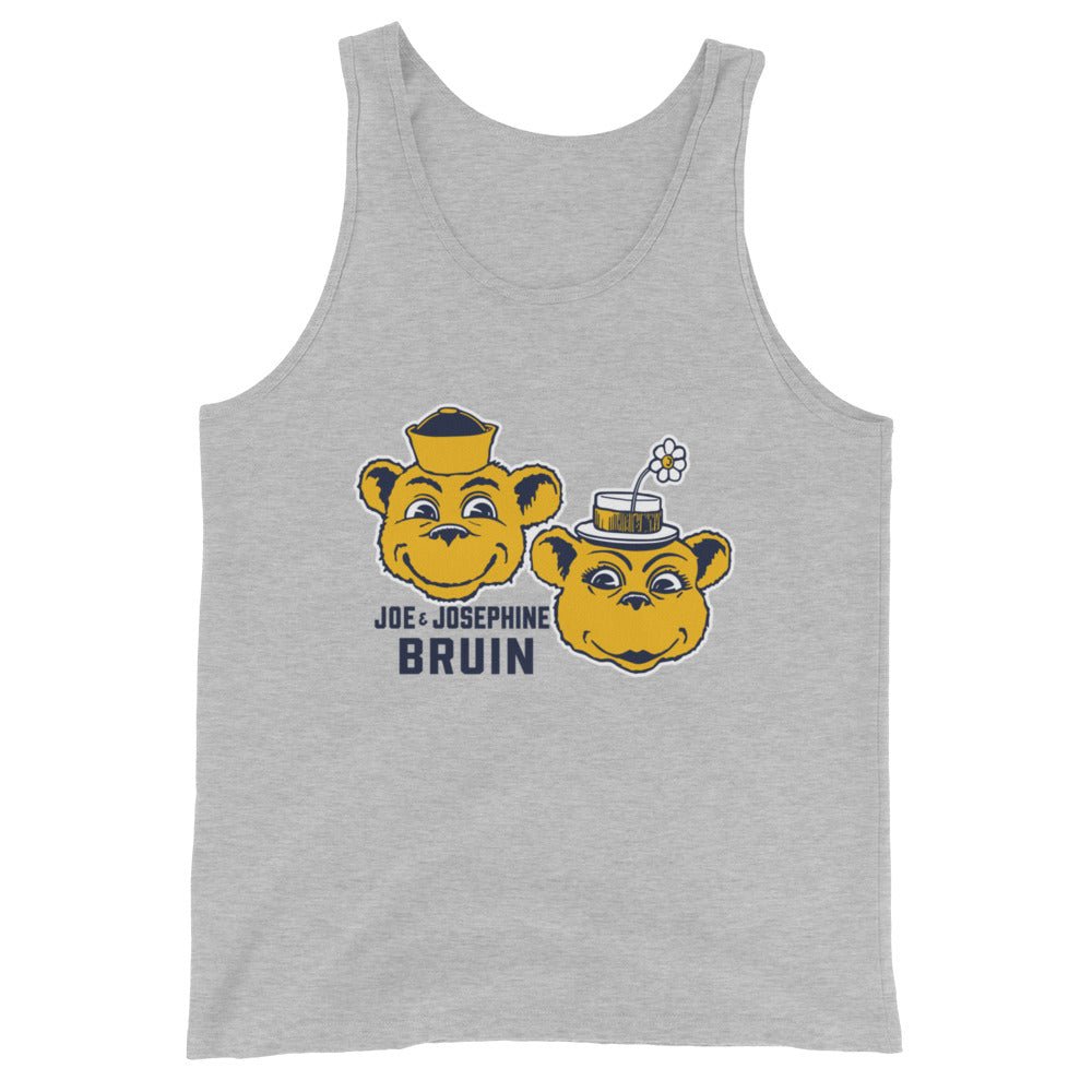 Vintage UCLA Couple Men's Tank Top - 1950s Bruin Bears in Love Art Mens Tank Top - rivalryweek