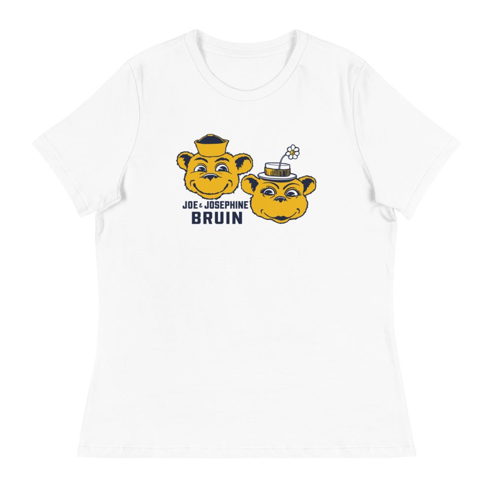 Vintage UCLA Couple Women's Relaxed Shirt - 1950s Bruin Bears in Love Art W Relaxed T Shirt - rivalryweek