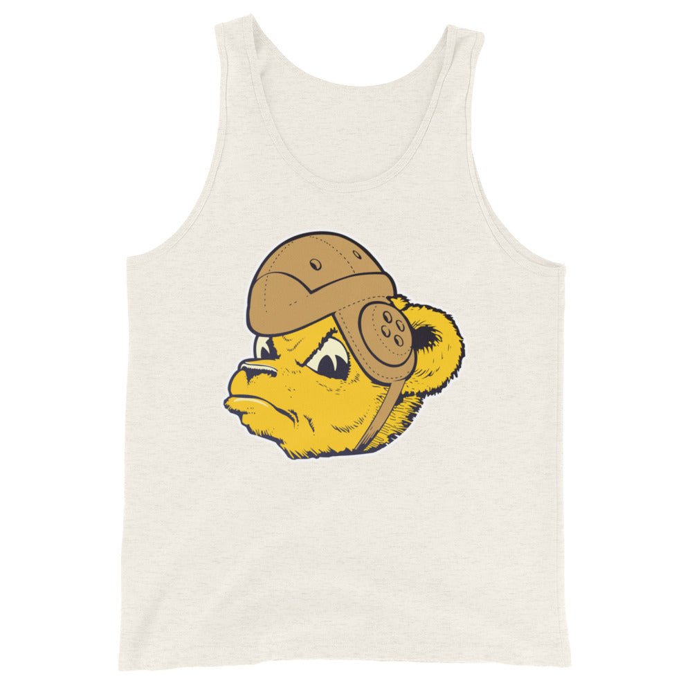 Vintage UCLA Football Men's Tank Top - 1950s Leather Head Bruin Art Mens Tank Top - rivalryweek