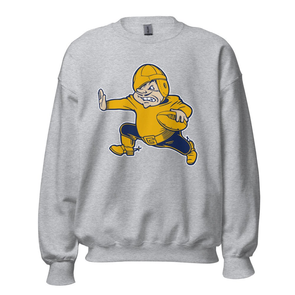 Vintage UCSB Football Crew Neck Sweatshirt - 1950s Gridiron Gauchos Art Sweatshirt - Rivalry Week