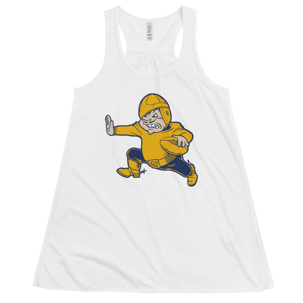 Vintage UCSB Football Women's Flowy Tank Top - 1950s Gridiron Gauchos Art W Tank Top - Rivalry Week