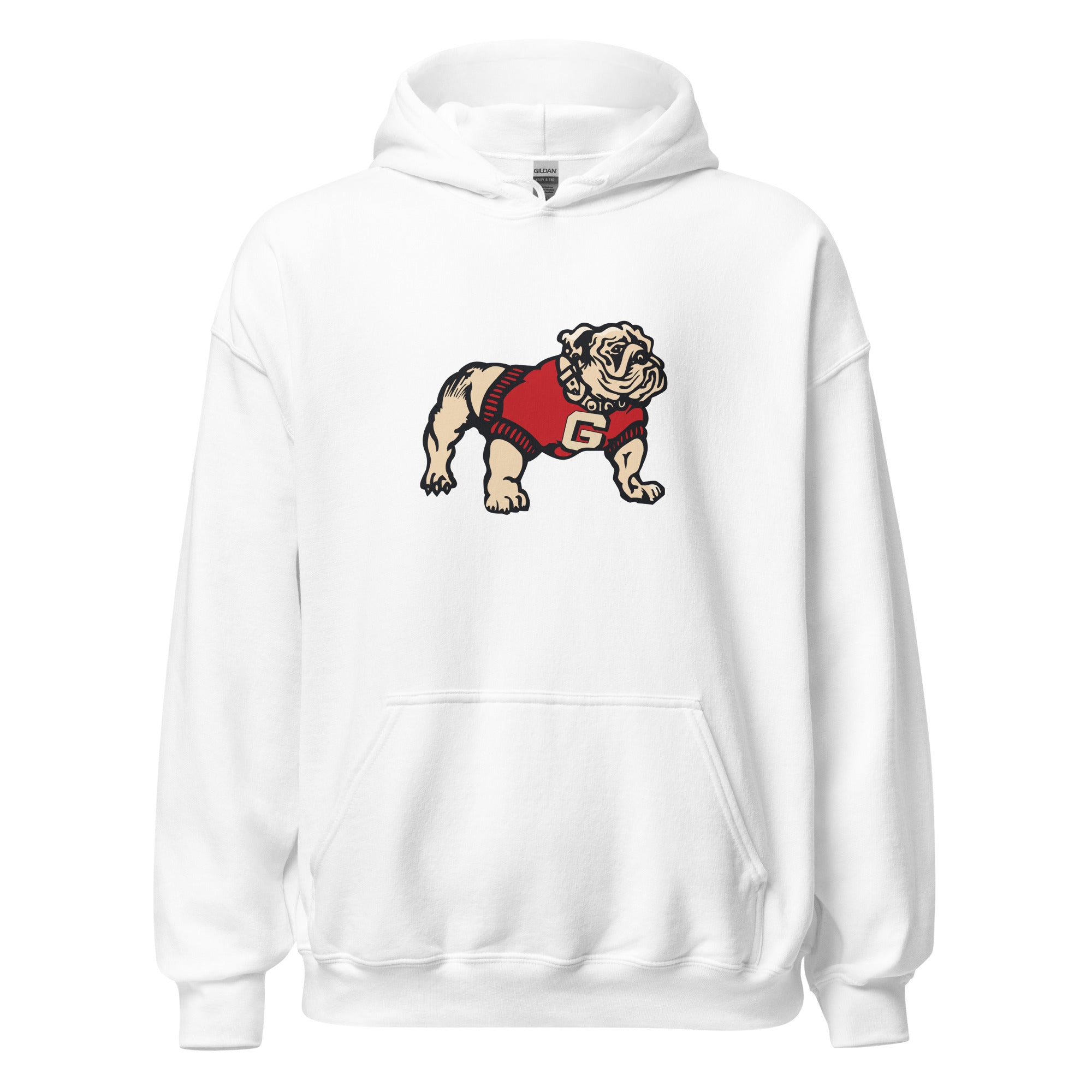 Vintage UGA Hoodie - 1940's Classic Bulldog Art - rivalryweek