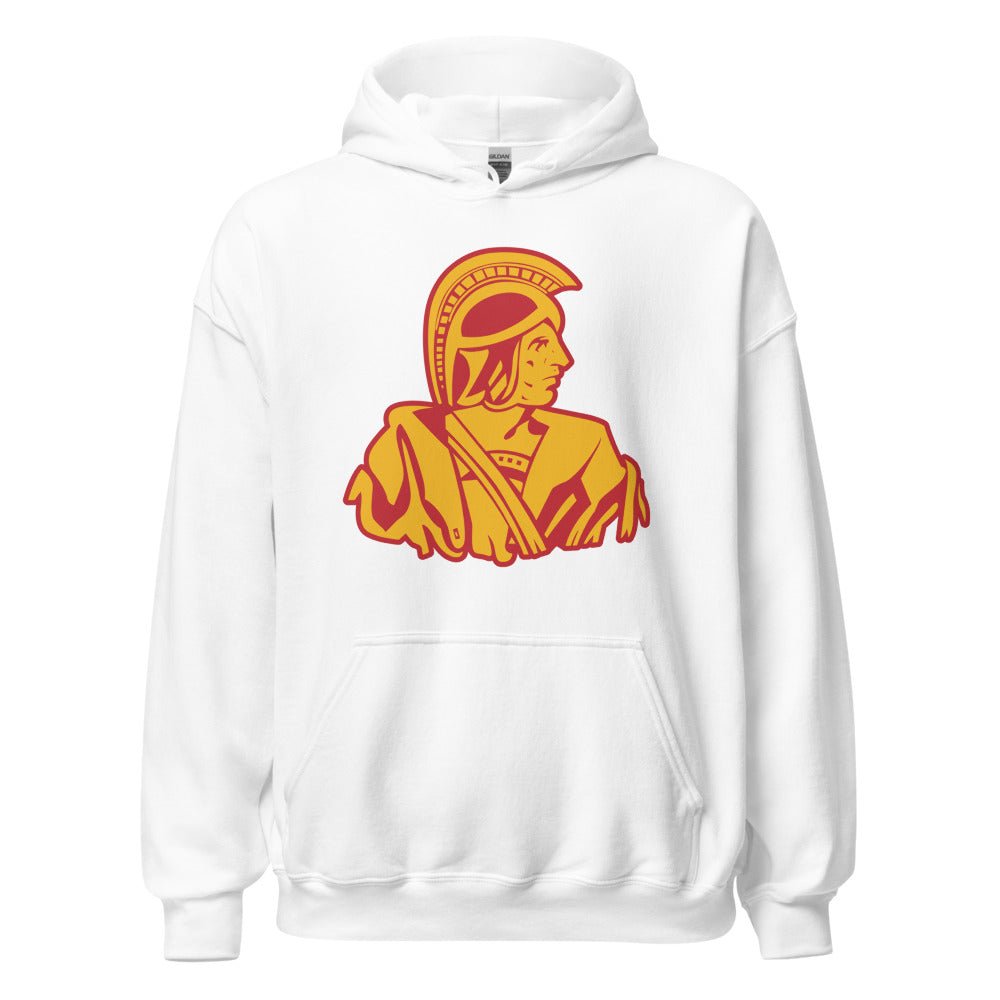 Vintage USC Hoodie - 1940s Spartan Pennant Art Hoodie - rivalryweek