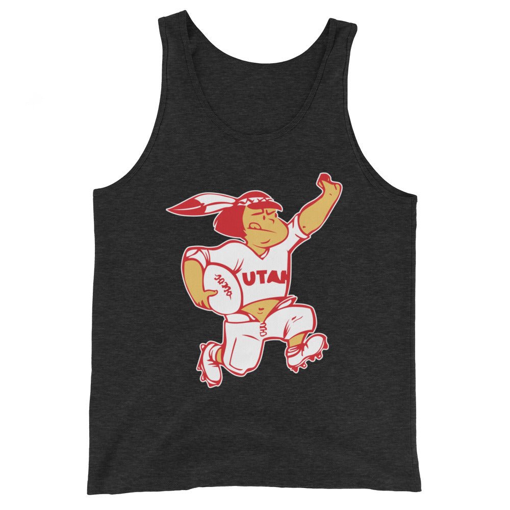 Vintage Utah Football Men's Tank Top - 1940s Utes Running Back Art Mens Tank Top - rivalryweek