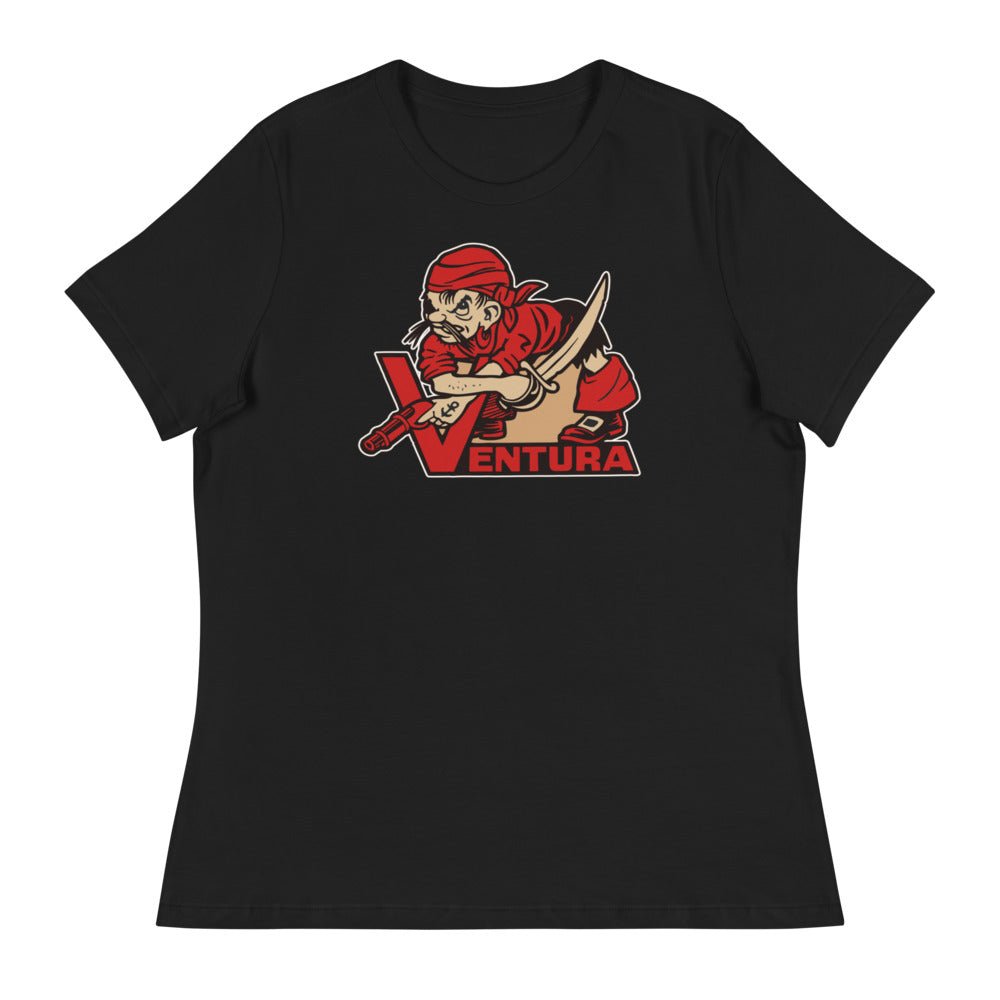 Vintage Ventura College Women's Relaxed Shirt - 1950s Pirate Mascot Art W Relaxed T Shirt - rivalryweek