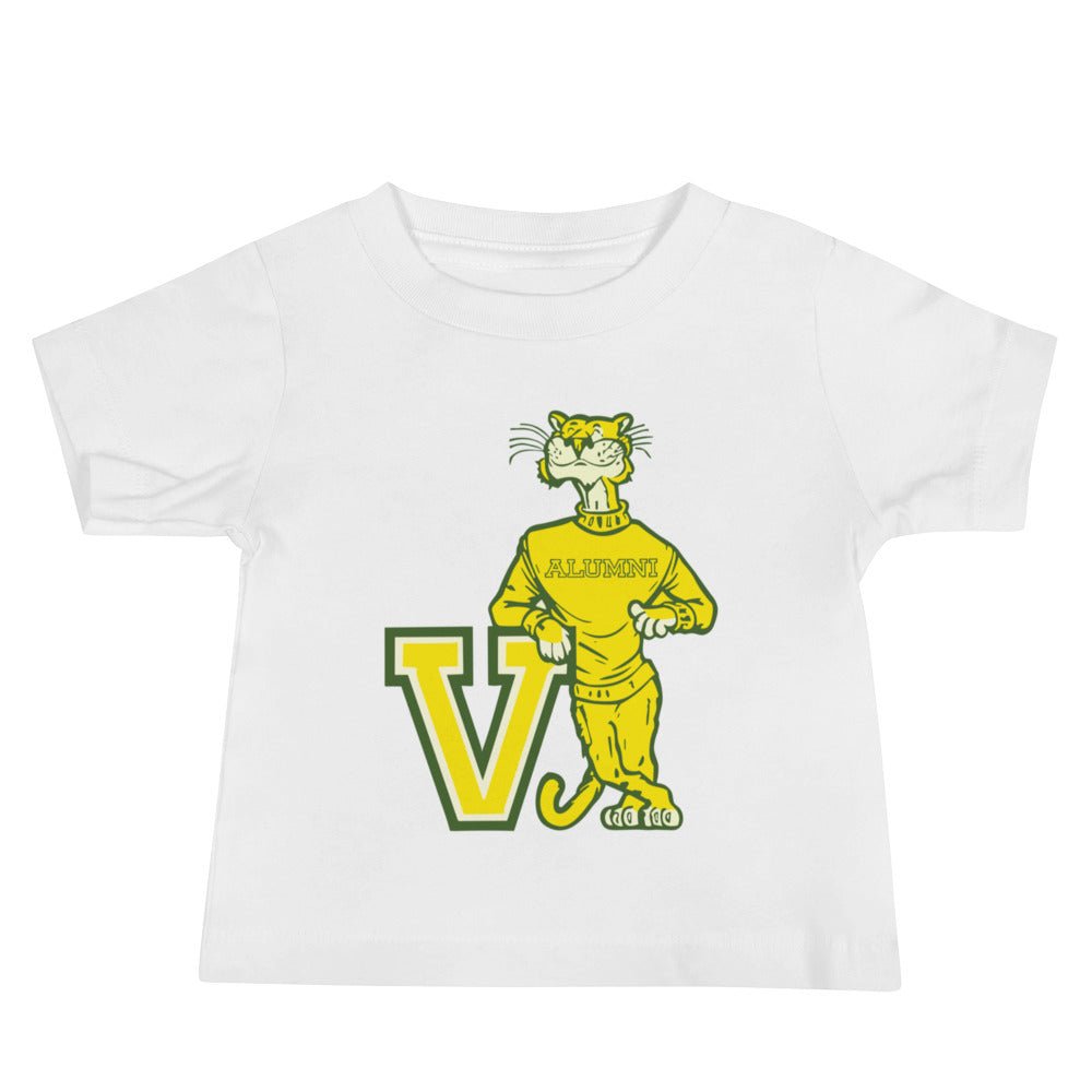 Vintage Vermont Baby T Shirt - 1950s Catamount Alumni Art Baby Staple Tee - Rivalry Week