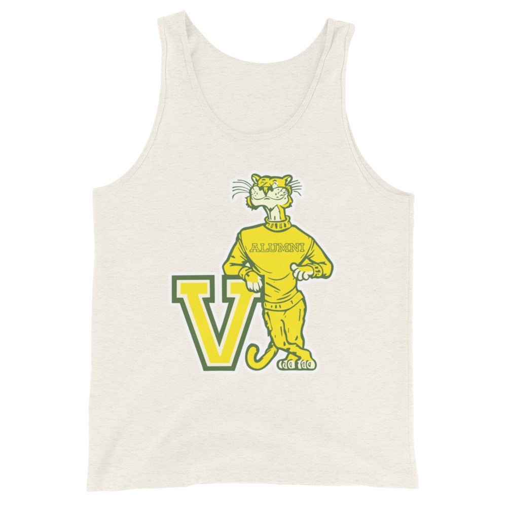 Vintage Vermont Men's Tank Top - 1950s Catamount Alumni Art Mens Tank Top - Rivalry Week