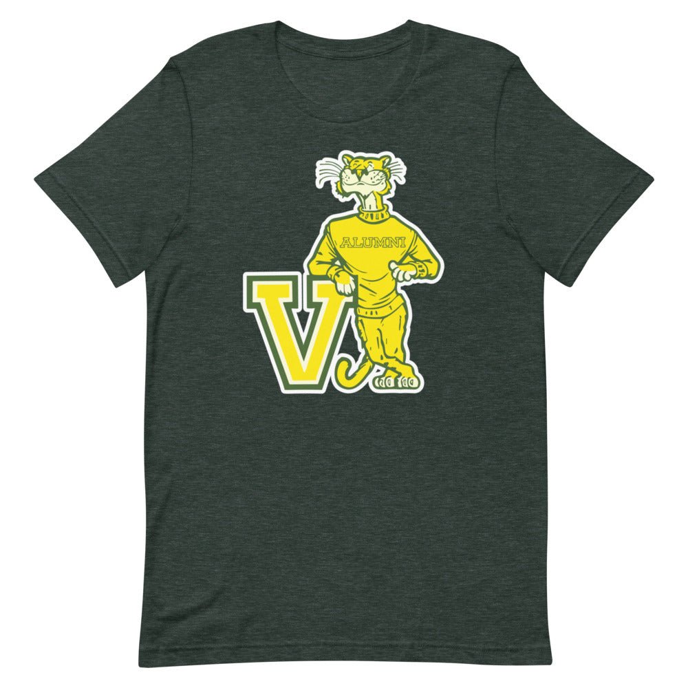 Vintage Vermont Shirt - 1950s Catamount Alumni Art Shirt - Rivalry Week