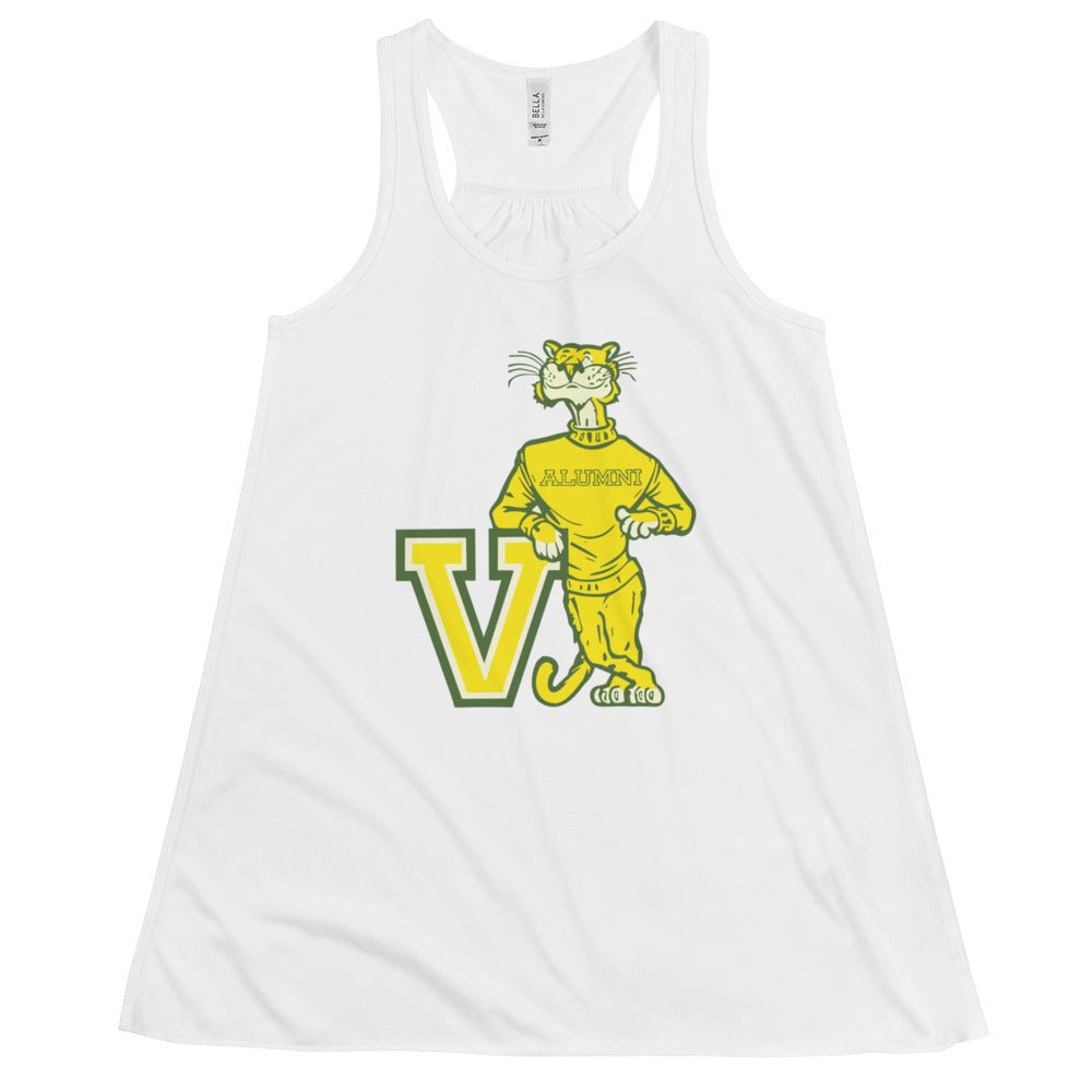 Vintage Vermont Women's Flowy Tank Top - 1950s Catamount Alumni Art W Tank Top - Rivalry Week