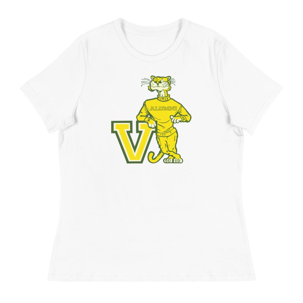 Vintage Vermont Women's Relaxed Shirt - 1950s Catamount Alumni Art W Relaxed T Shirt - Rivalry Week