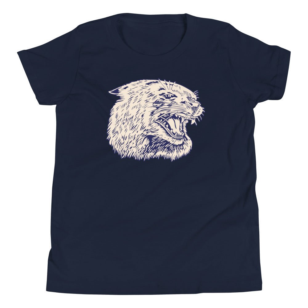 Vintage Villanova Kids Youth Shirt - 1940s Roaring Wildcat Art Youth Staple Tee - Rivalry Week