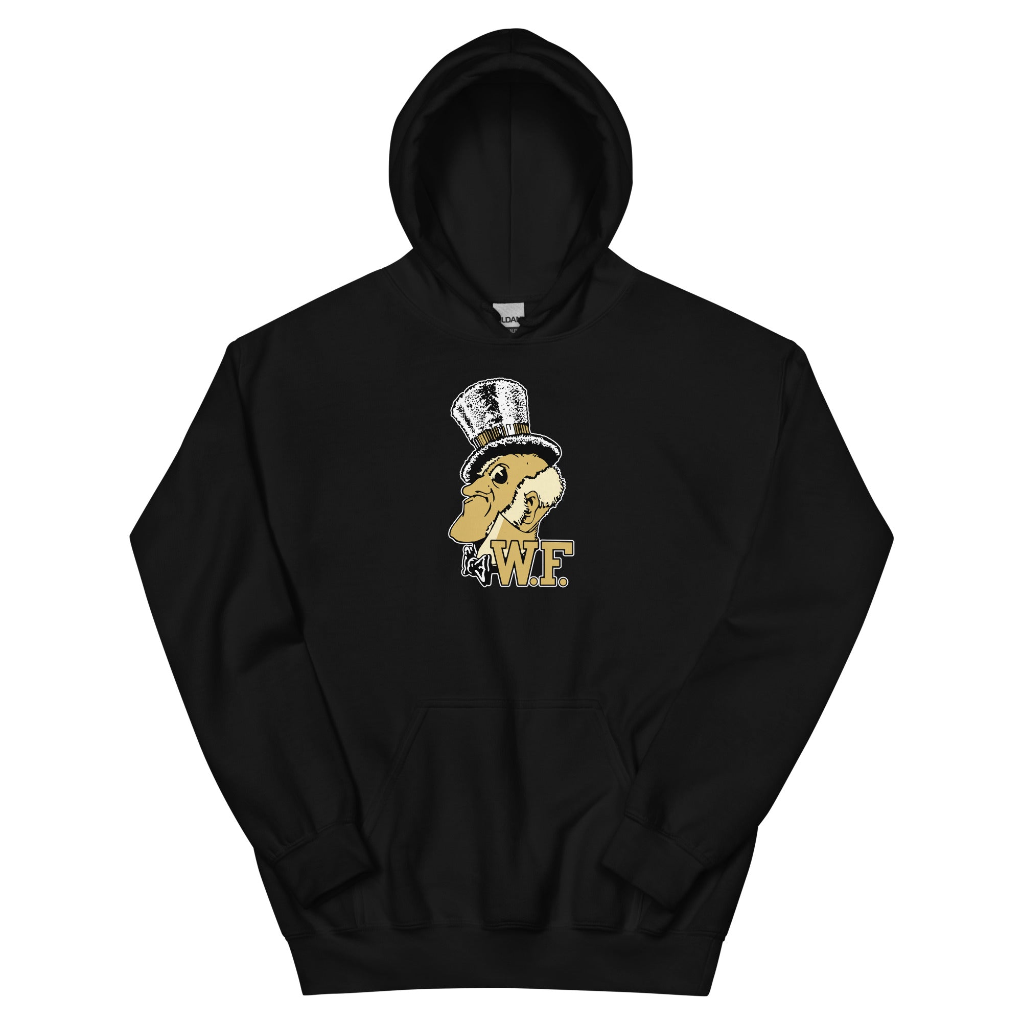 Vintage Wake Forest Hoodie - 1968 Demon Deacons Art - rivalryweek