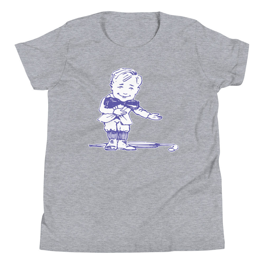 Vintage Washington Kids Youth Shirt - 1919 Sun Dodger Mascot Art Youth Staple Tee - rivalryweek