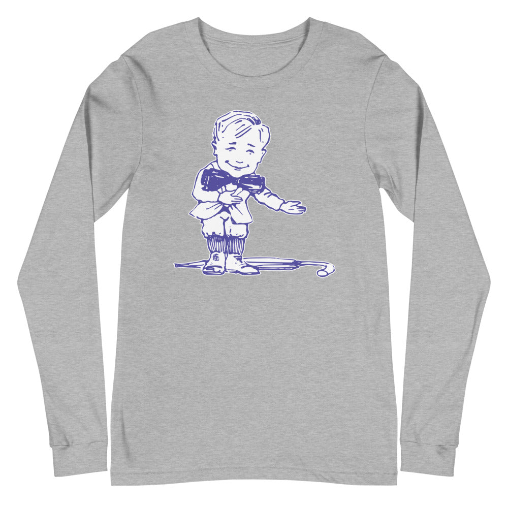 Vintage Washington Long Sleeve Shirt - 1919 Sun Dodger Mascot Art Long Sleeve Shirt - rivalryweek