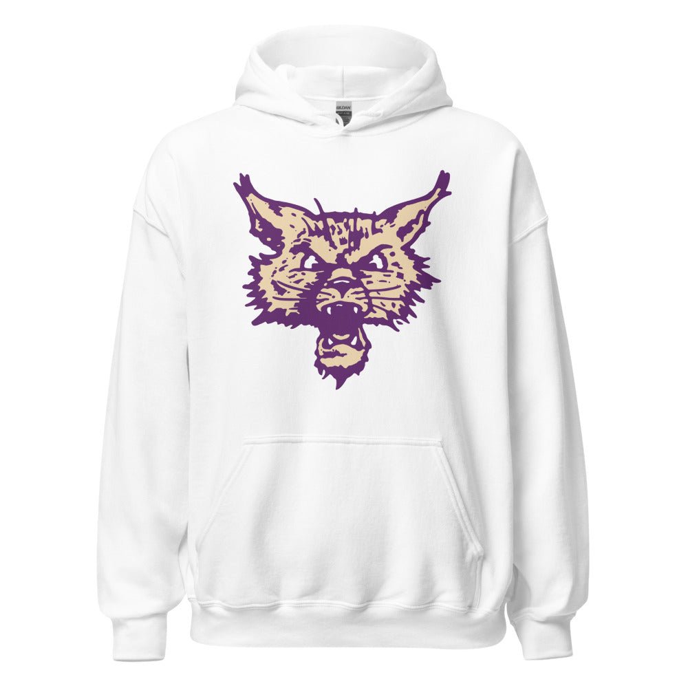 Vintage Weber State Hoodie - 1950s Wild Cat Art Hoodie - Rivalry Week