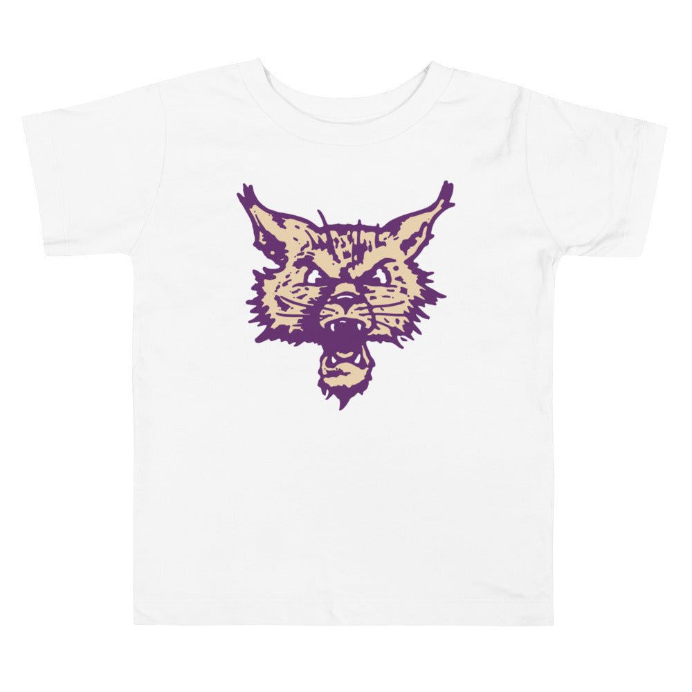 Vintage Weber State Toddler T Shirt - 1950s Wild Cat Art Toddler Staple Tee - Rivalry Week