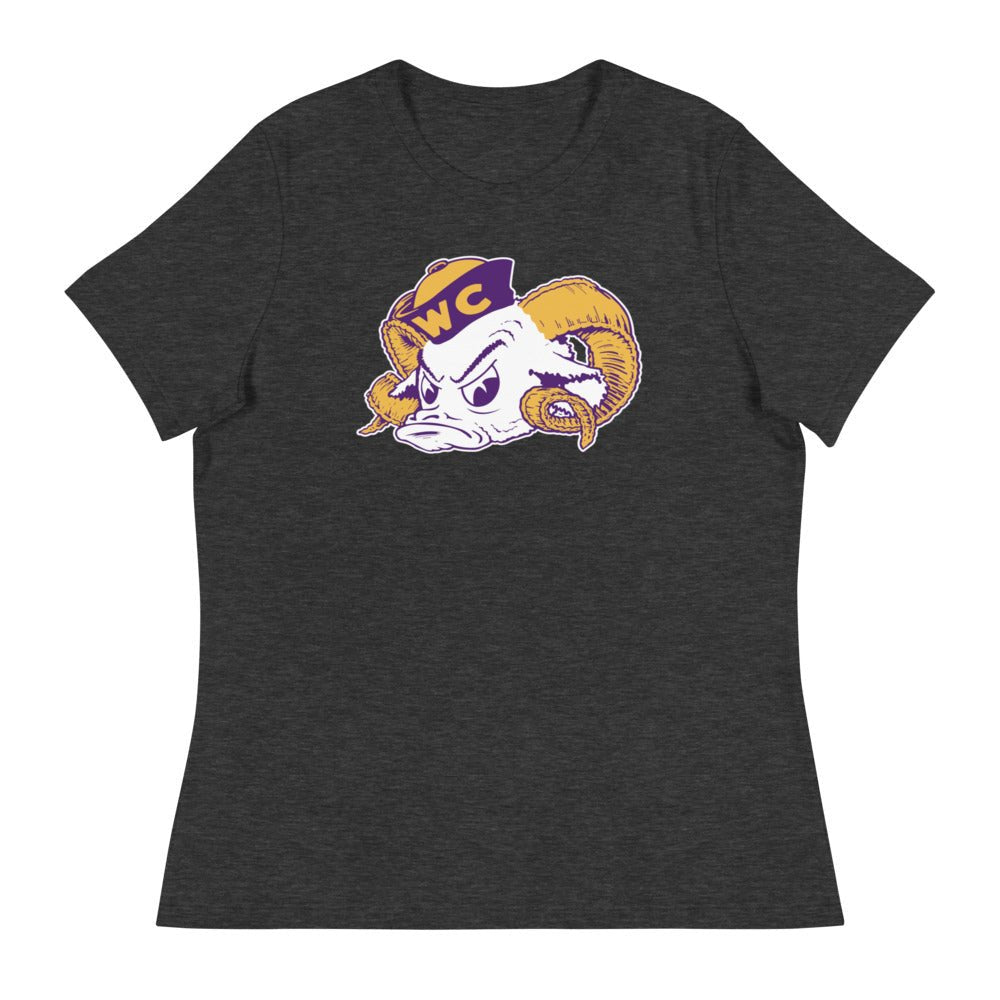 Vintage West Chester Women's Relaxed Shirt - 1940s Sailor Ram Art W Relaxed T Shirt - Rivalry Week