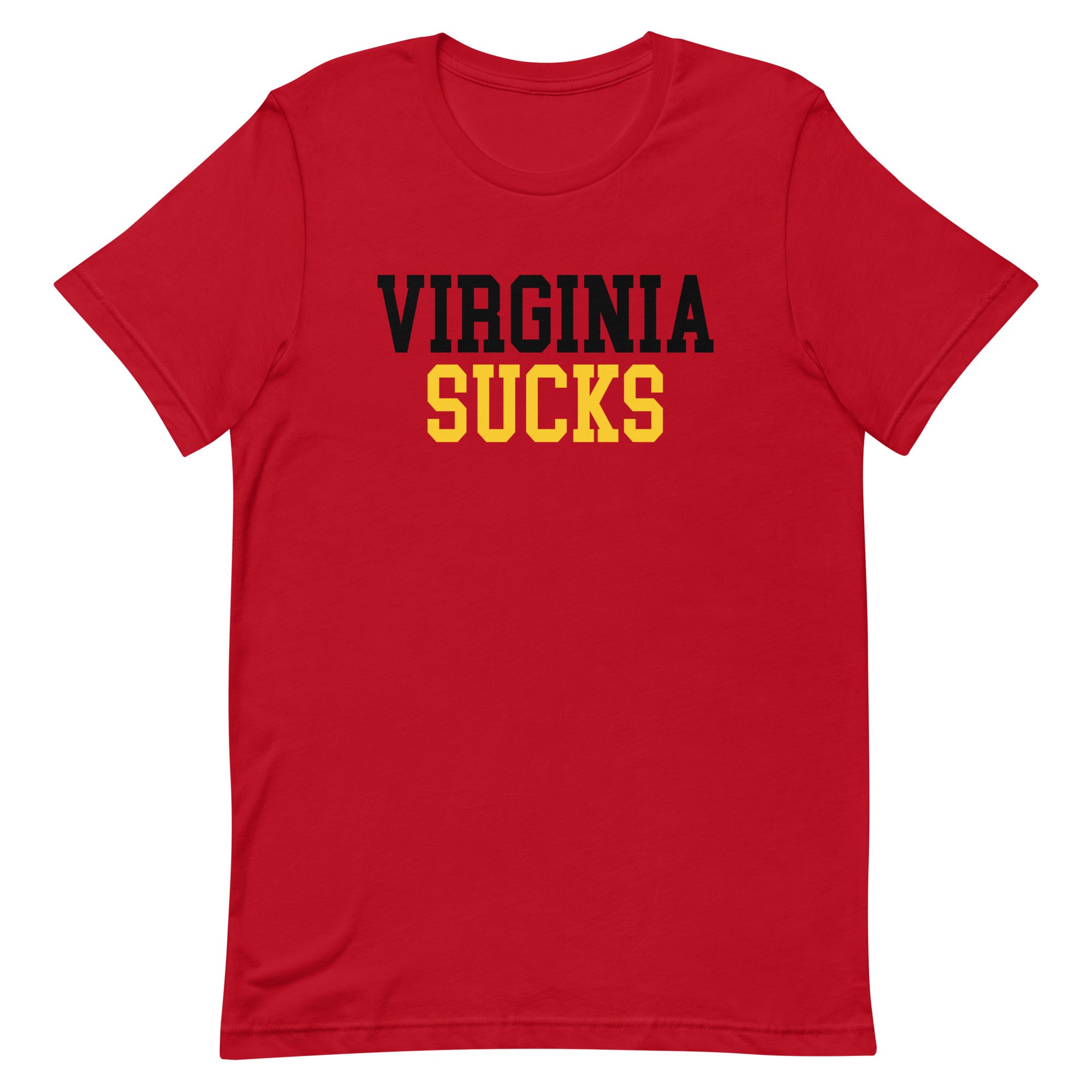 Virginia Sucks Maryland Rivalry T Shirt Red Shirt - rivalryweek