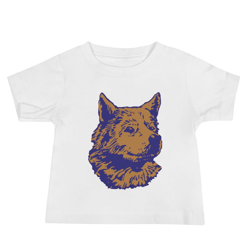 Washington Vintage Baby T Shirt - 1932 Husky Art Baby Staple Tee - rivalryweek