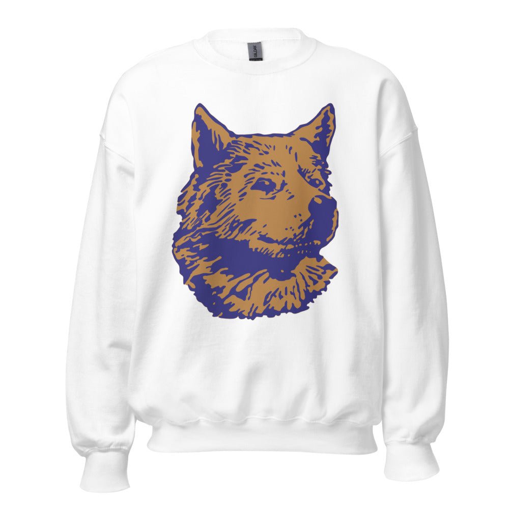 Washington Vintage Crew Neck Sweatshirt - 1932 Husky Art Sweatshirt - rivalryweek