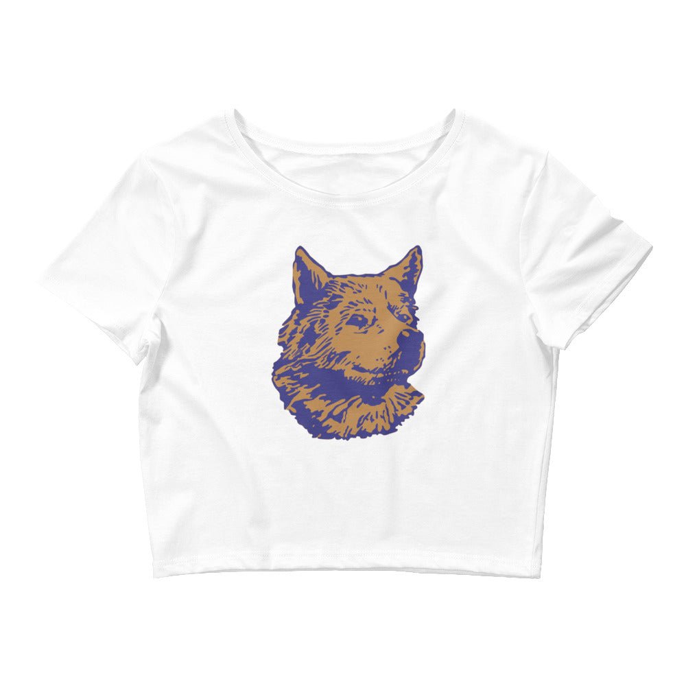 Washington Vintage Crop Top - 1932 Husky Art Crop Top - rivalryweek