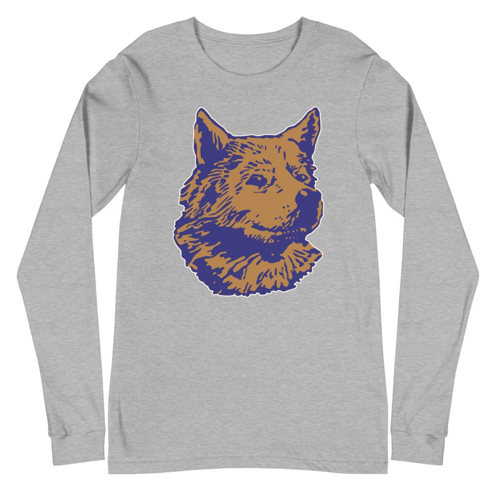 Washington Vintage Long Sleeve Shirt - 1932 Husky Art Long Sleeve Shirt - rivalryweek