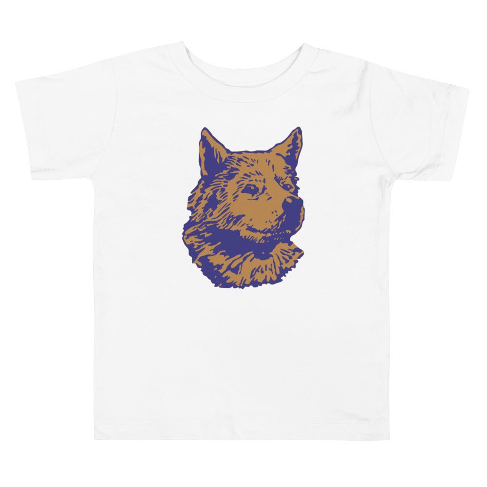 Washington Vintage Toddler T Shirt - 1932 Husky Art Toddler Staple Tee - rivalryweek