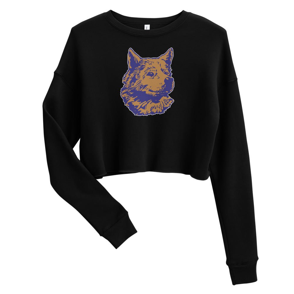 Washington Vintage Women's Cropped Sweatshirt - 1932 Husky Art Cropped Sweatshirt - rivalryweek