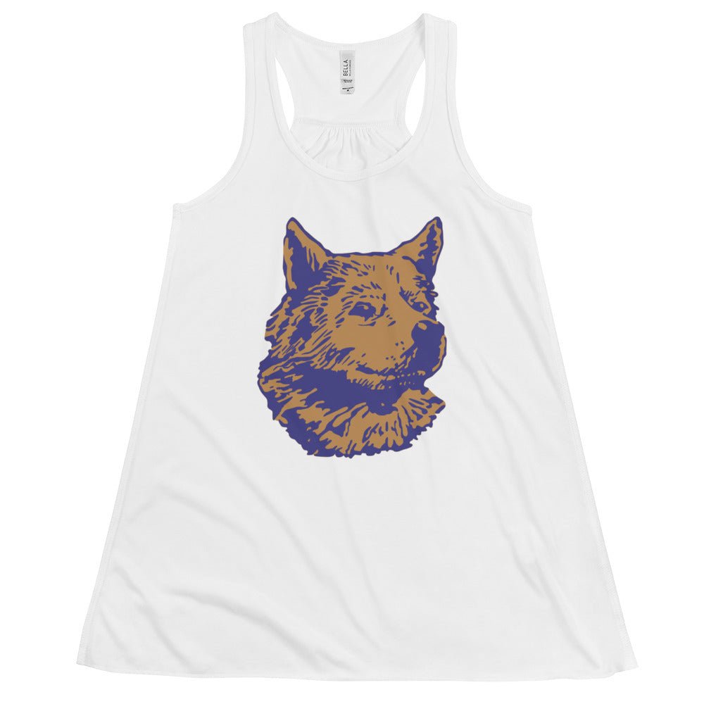 Washington Vintage Women's Flowy Tank Top - 1932 Husky Art W Tank Top - rivalryweek