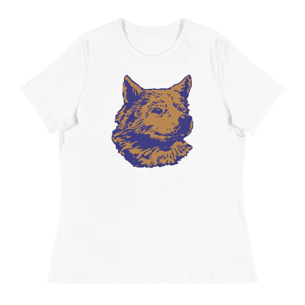 Washington Vintage Women's Relaxed Shirt - 1932 Husky Art W Relaxed T Shirt - rivalryweek