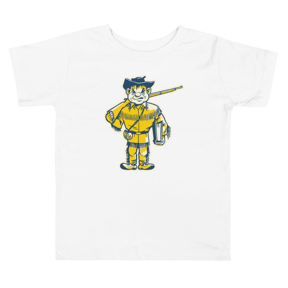 Whiman College Vintage Toddler T Shirt - 1950s Fightin' Missionaries Art Toddler Staple Tee - rivalryweek